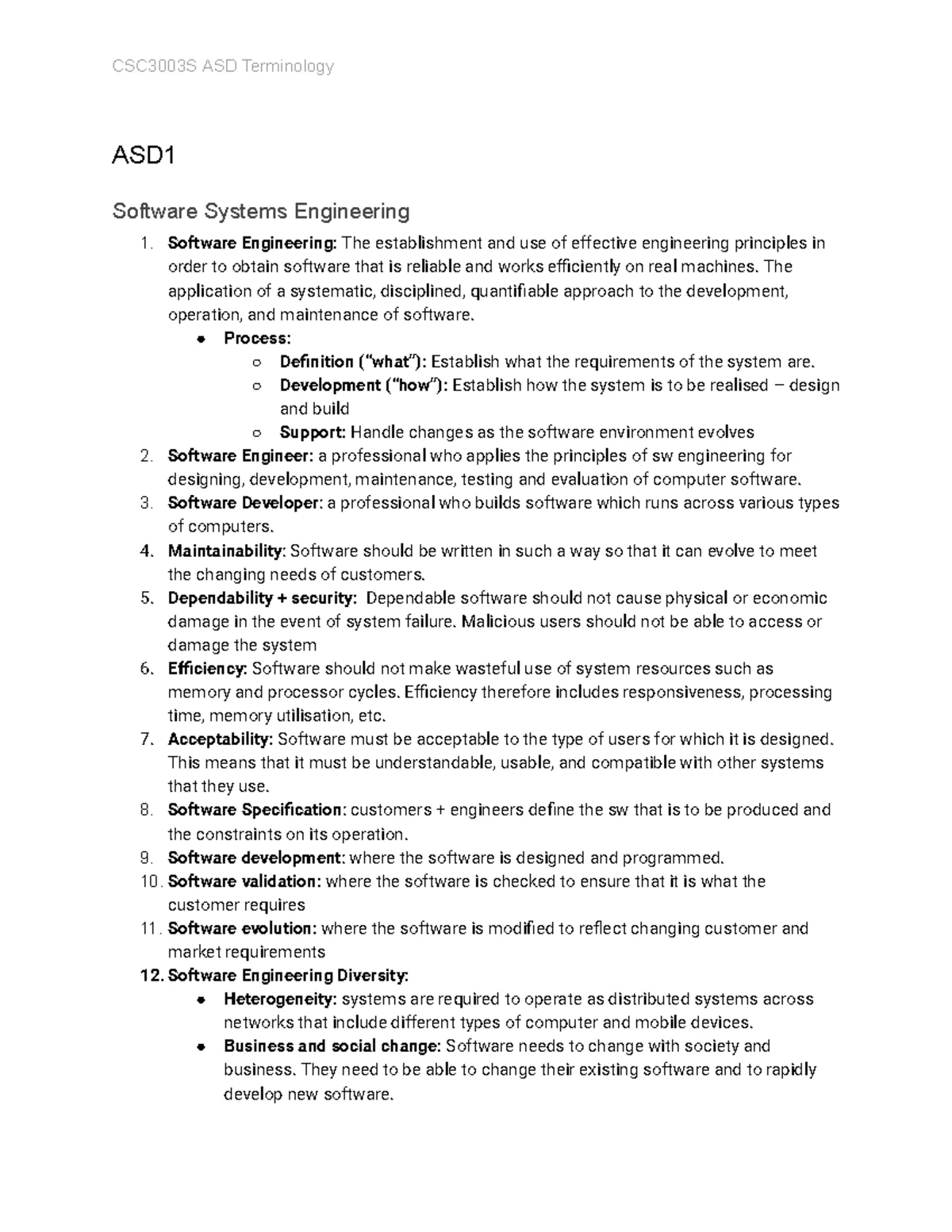 Advanced Software Design I: Principles and Practices in Development ...