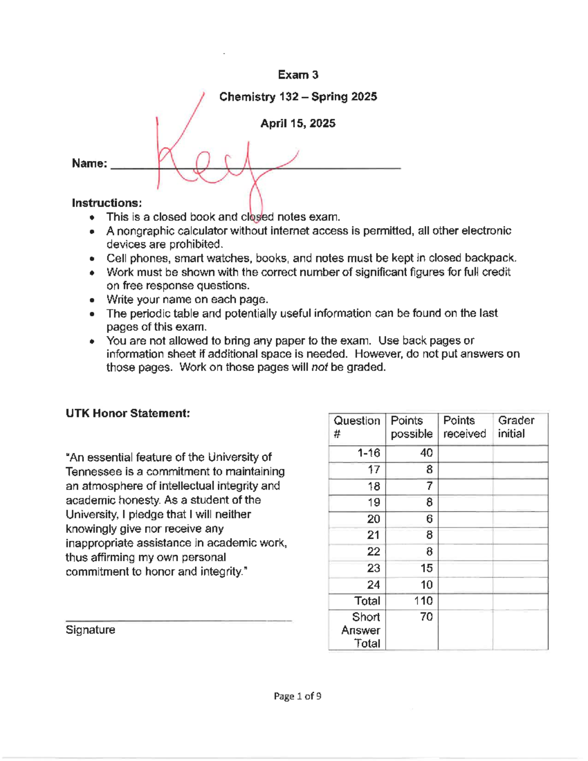 Chemistry 132 Exam 3 Study Guide - Spring 2025 - Studocu