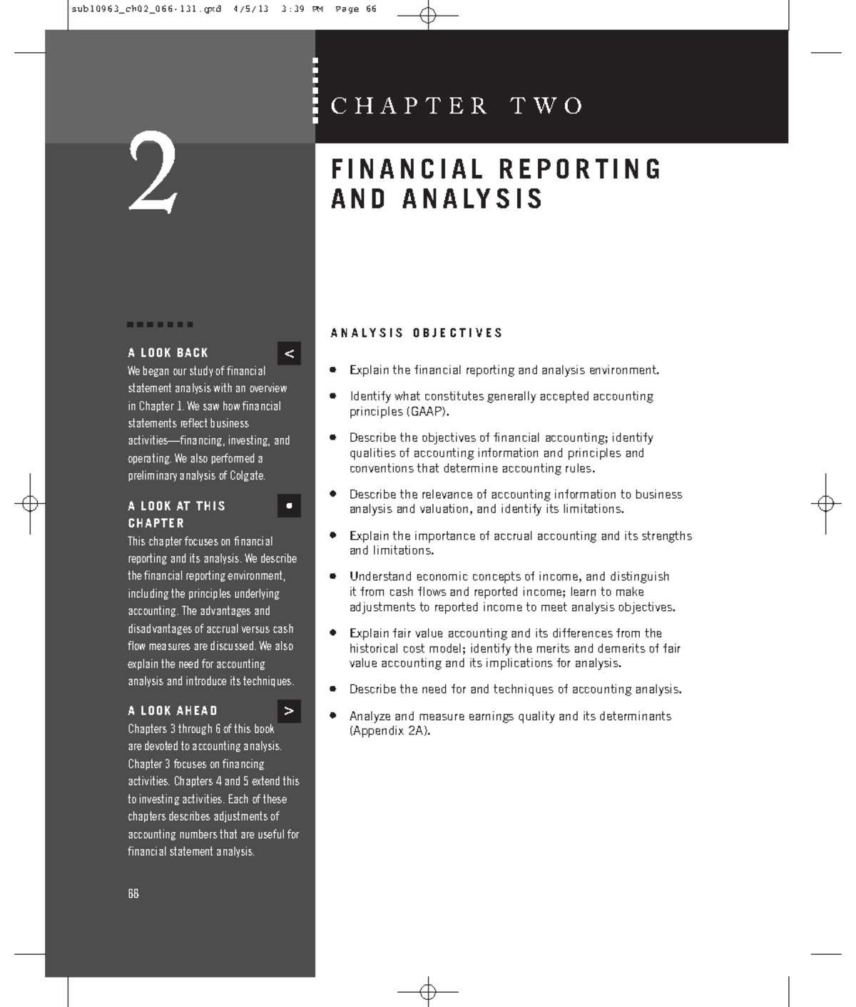 ACC 101: Chapter 2 - Financial Reporting and Analysis Overview - Studocu