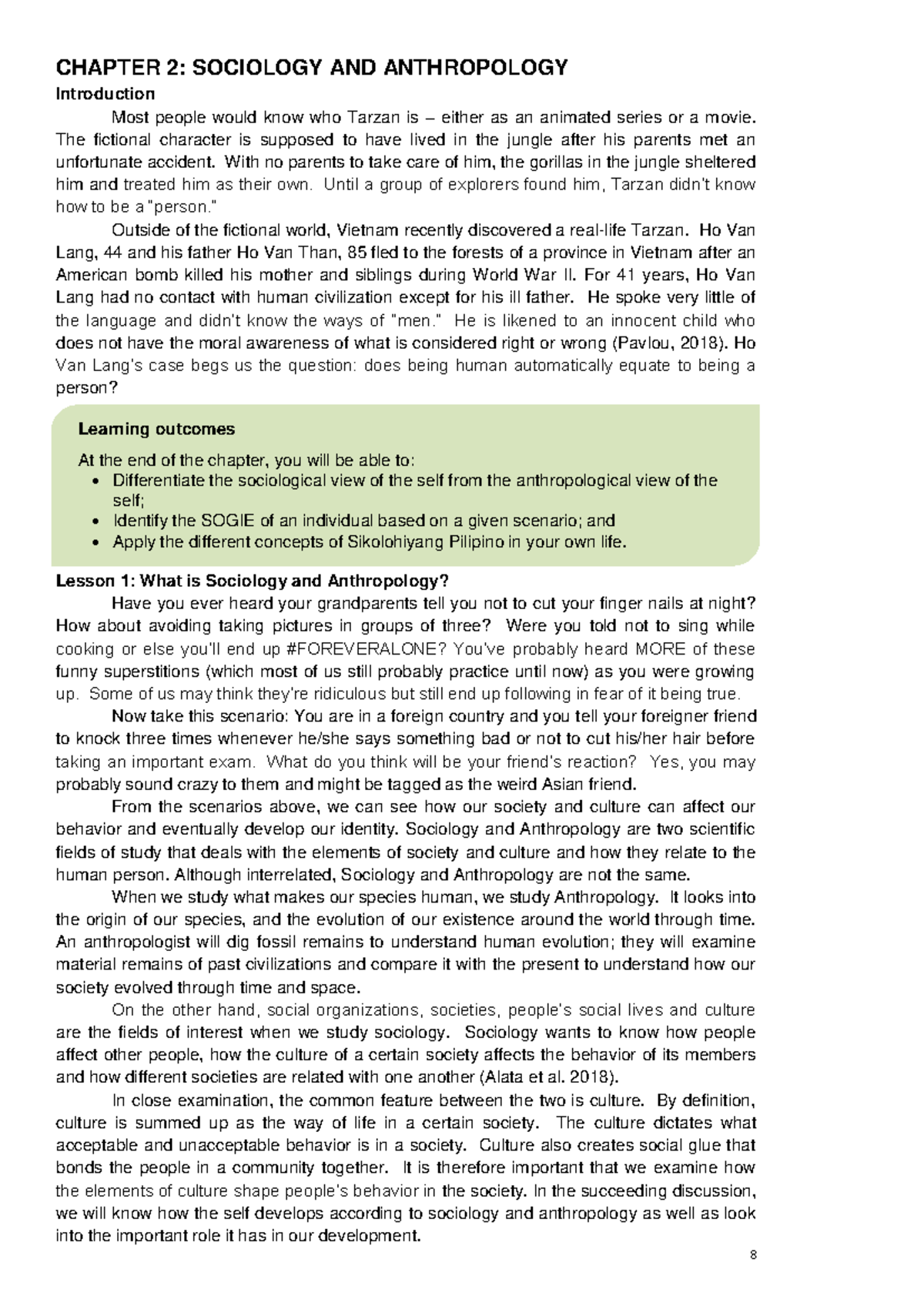 UNIT 1: CHAPTER 2 - SOCIOLOGY AND ANTHROPOLOGY OVERVIEW - Studocu