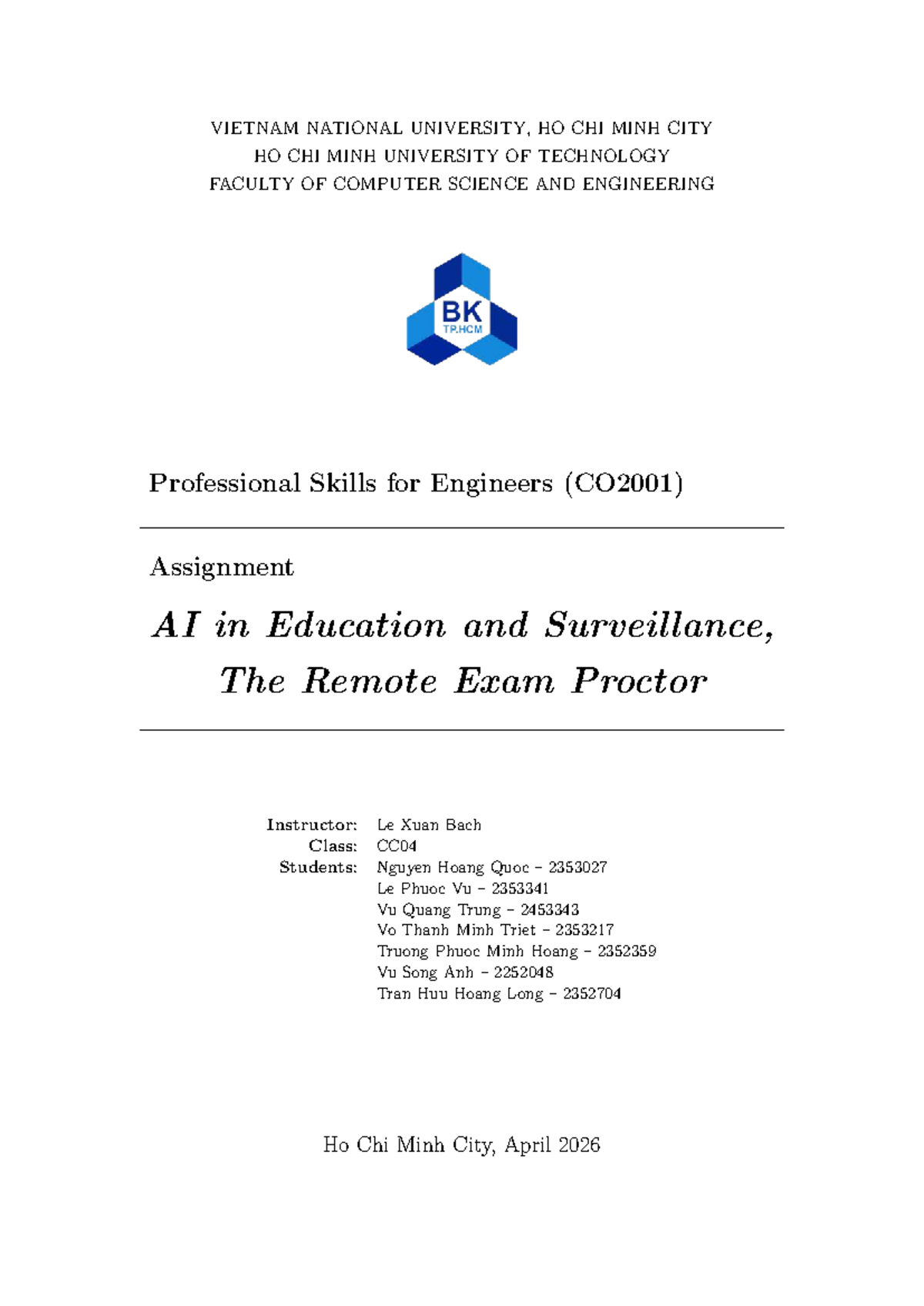 AI in Education and Surveillance: Remote Exam Proctoring Analysis ...