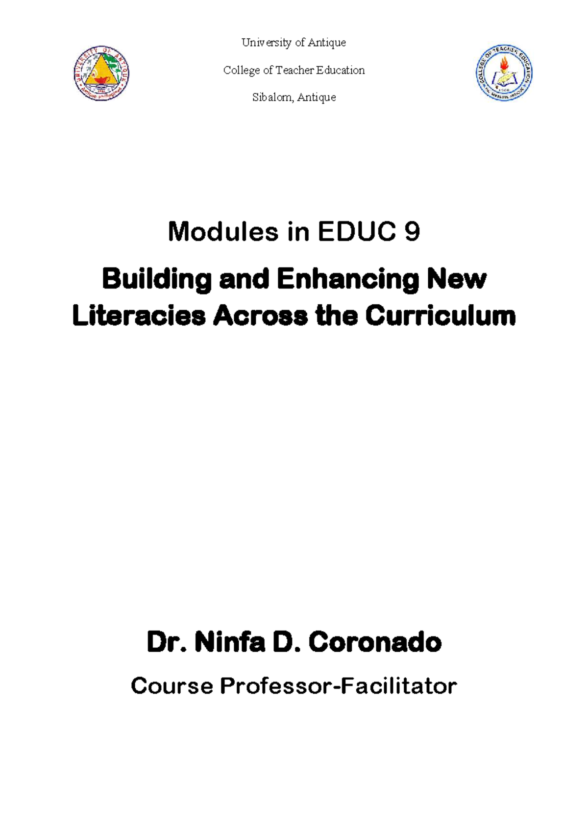 EDUC 9 Module 1: 21st Century Education and Learning Outcomes - Studocu