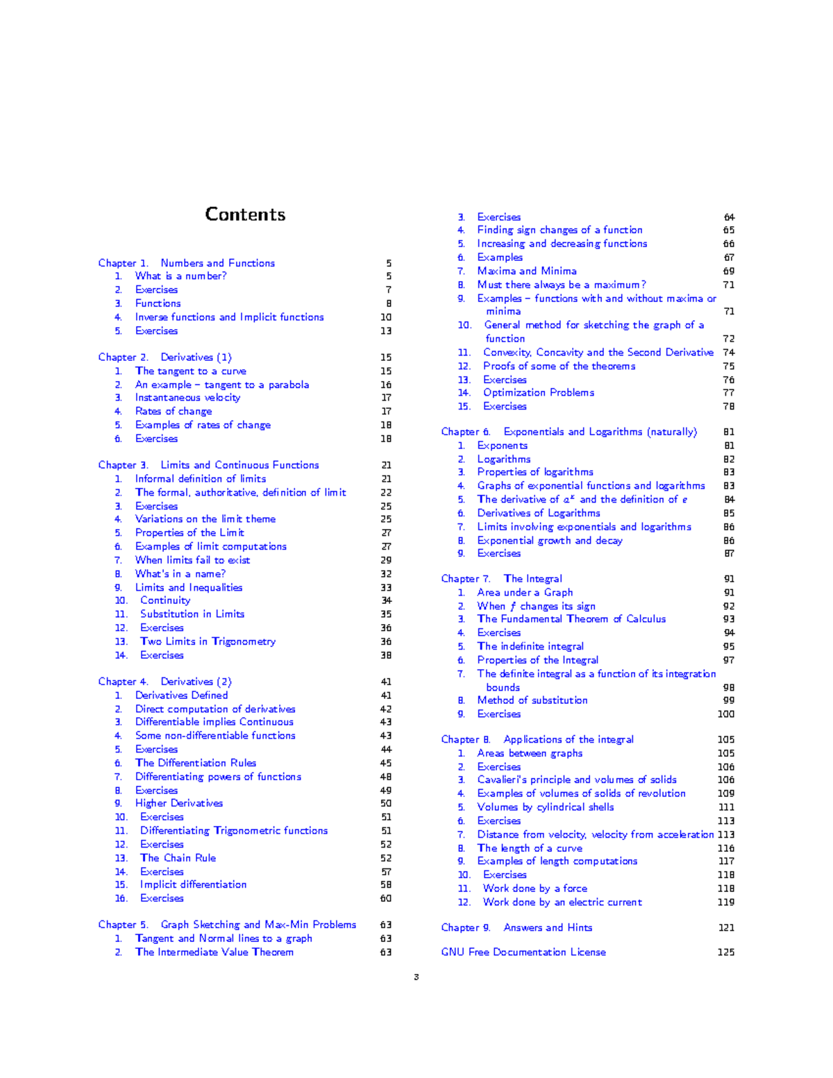Calculus Course Notes: Comprehensive Overview and Essential Topics ...