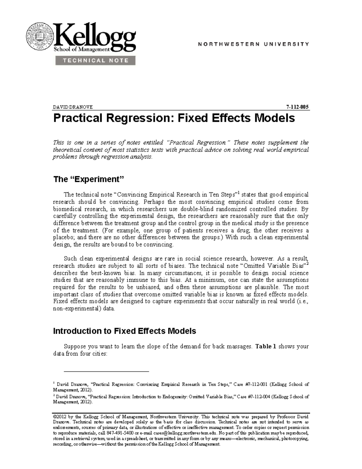 KTN Fixed Effects Models: Practical Insights for Empirical Research ...