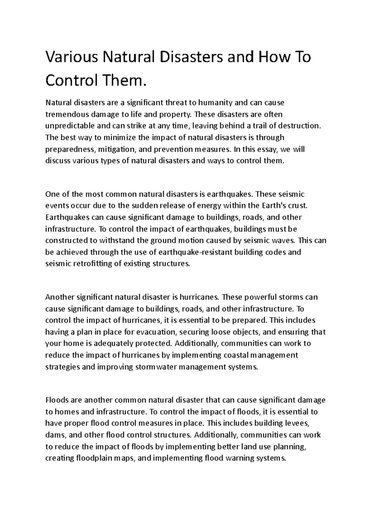 EVS Unit 2 - Exam Notes on Environmental Pollution and Control - Studocu