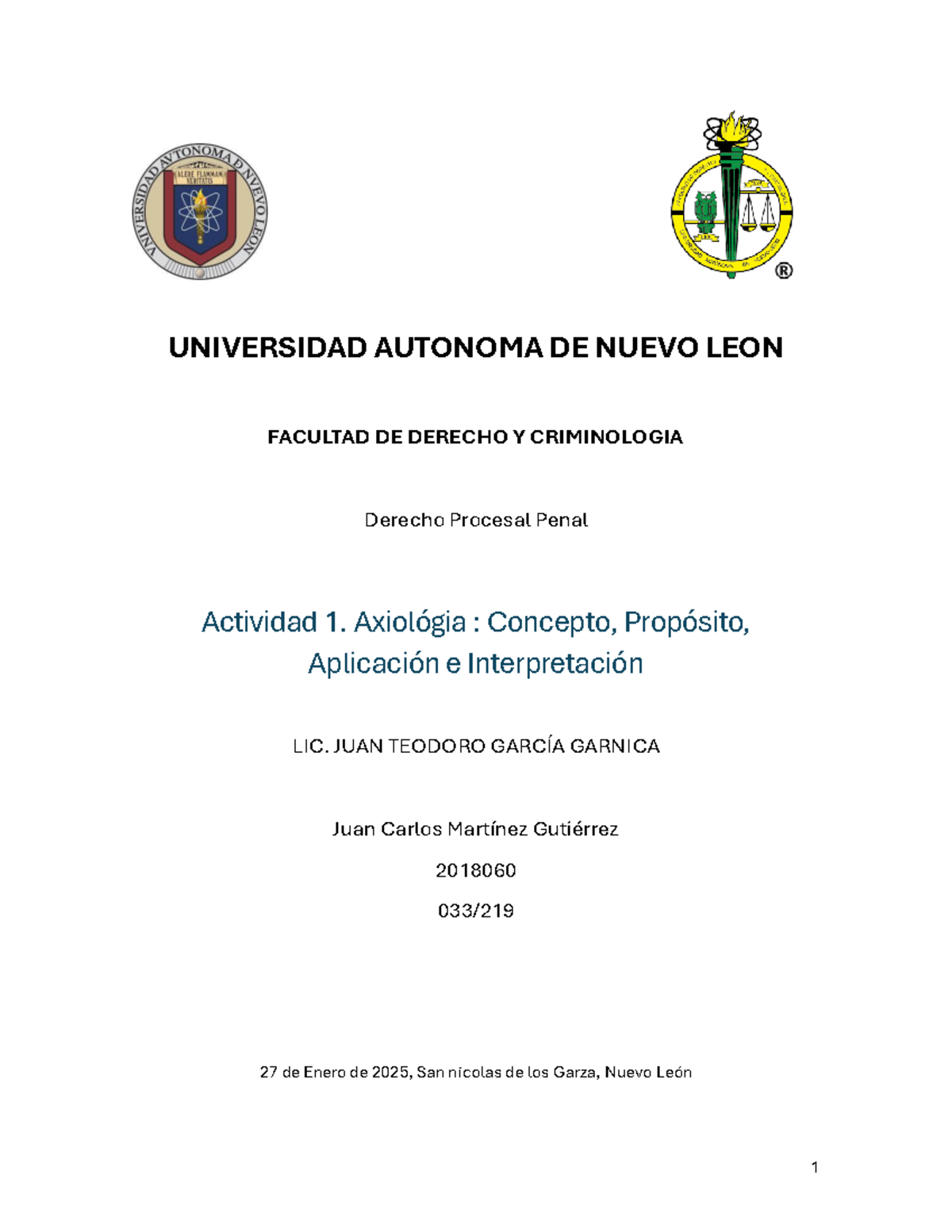 Actividad 1 DPP - Tarea - UNIVERSIDAD AUTONOMA DE NUEVO LEON FACULTAD ...