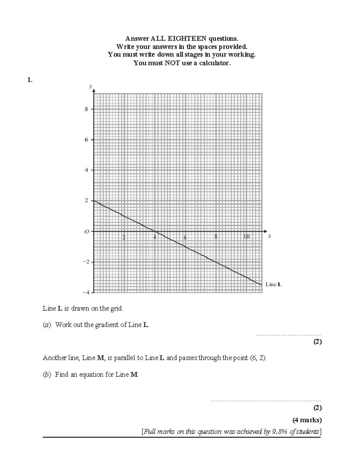 GCSE Maths Difficult B - Answering 18 Questions with Working Steps ...