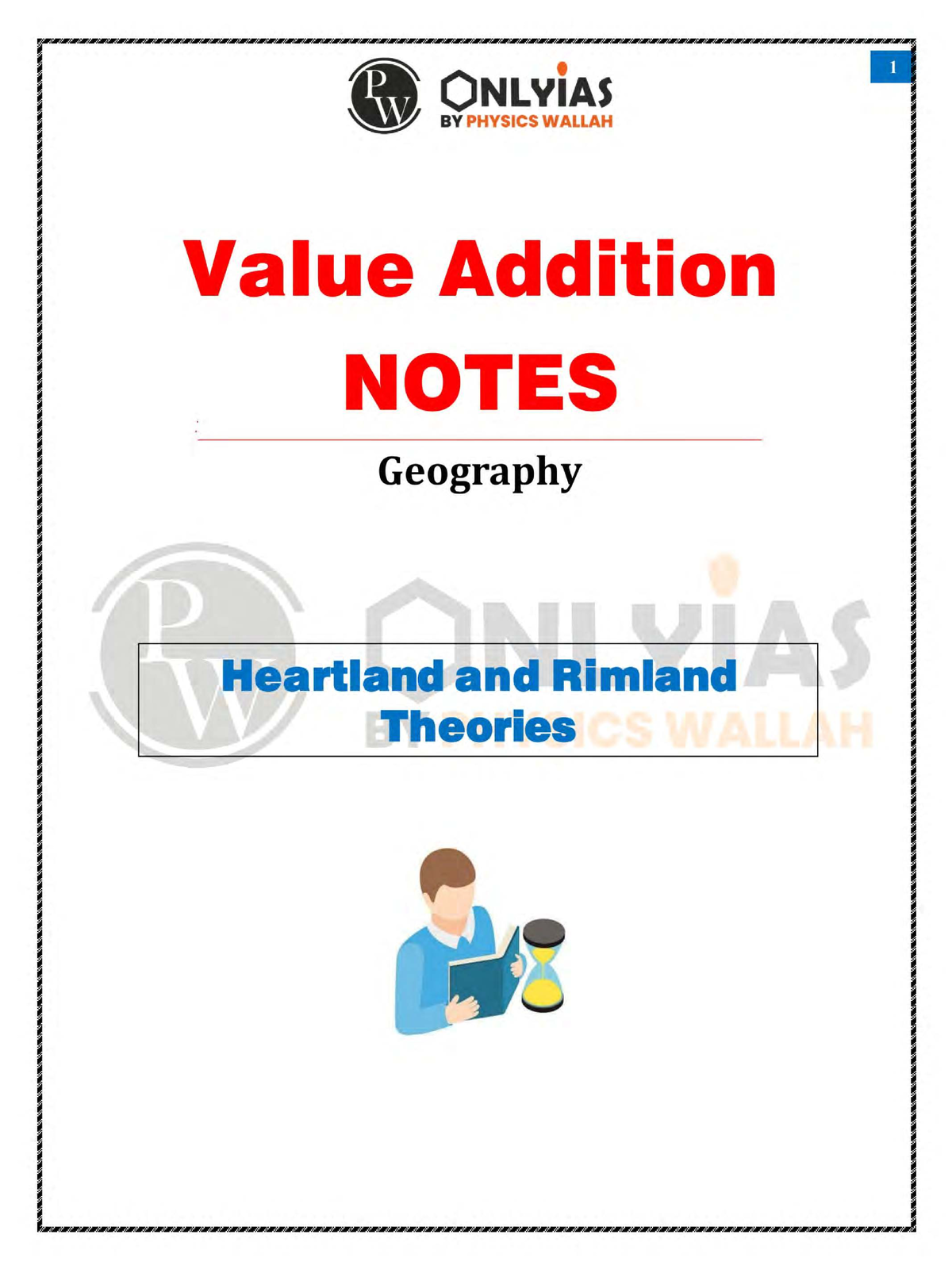 CS WALLAH Heartland and Rimland Theories Value Addition Notes - Studocu