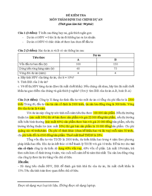 [Solved] Trnh by phng php thm nh theo trnh tCu hi trong bi thm nh k ...
