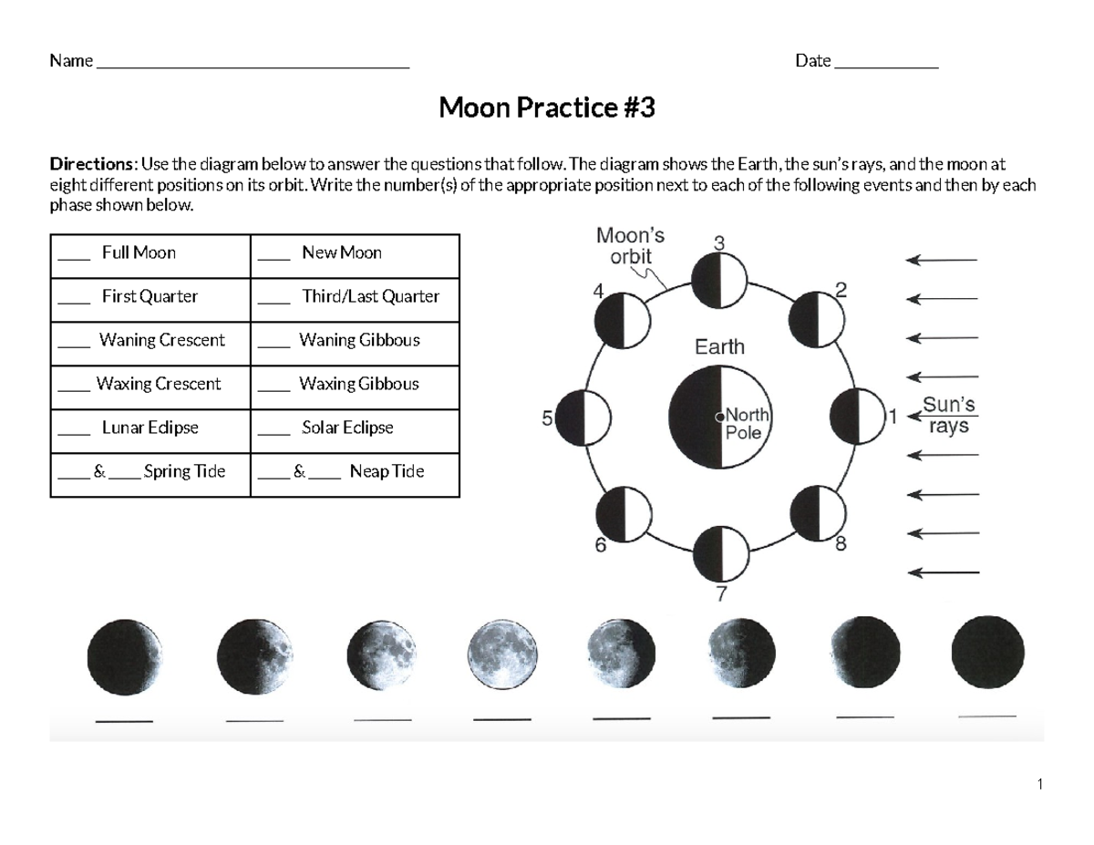 Moon Practice #3 - online assignment - Name