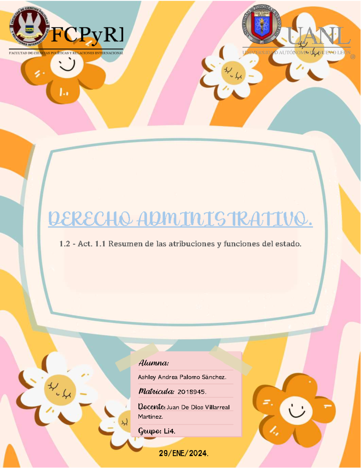 Resumen de Atribuciones y Funciones del Estado - Derecho Adm. Li4 - Document Preview