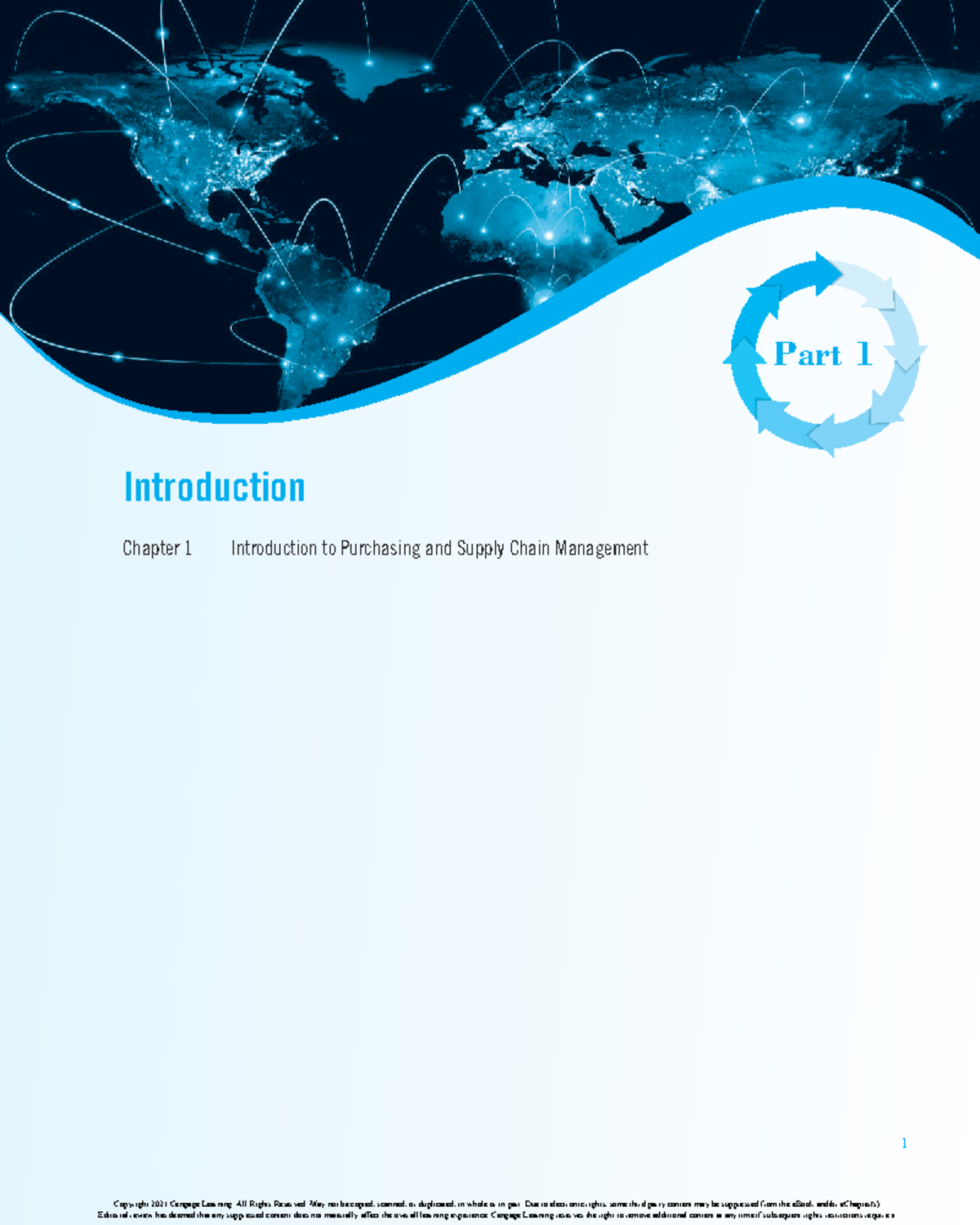 Purchasing & Supply Chain Management - CENG 2020 - Chapter 1 Overview - Document Preview