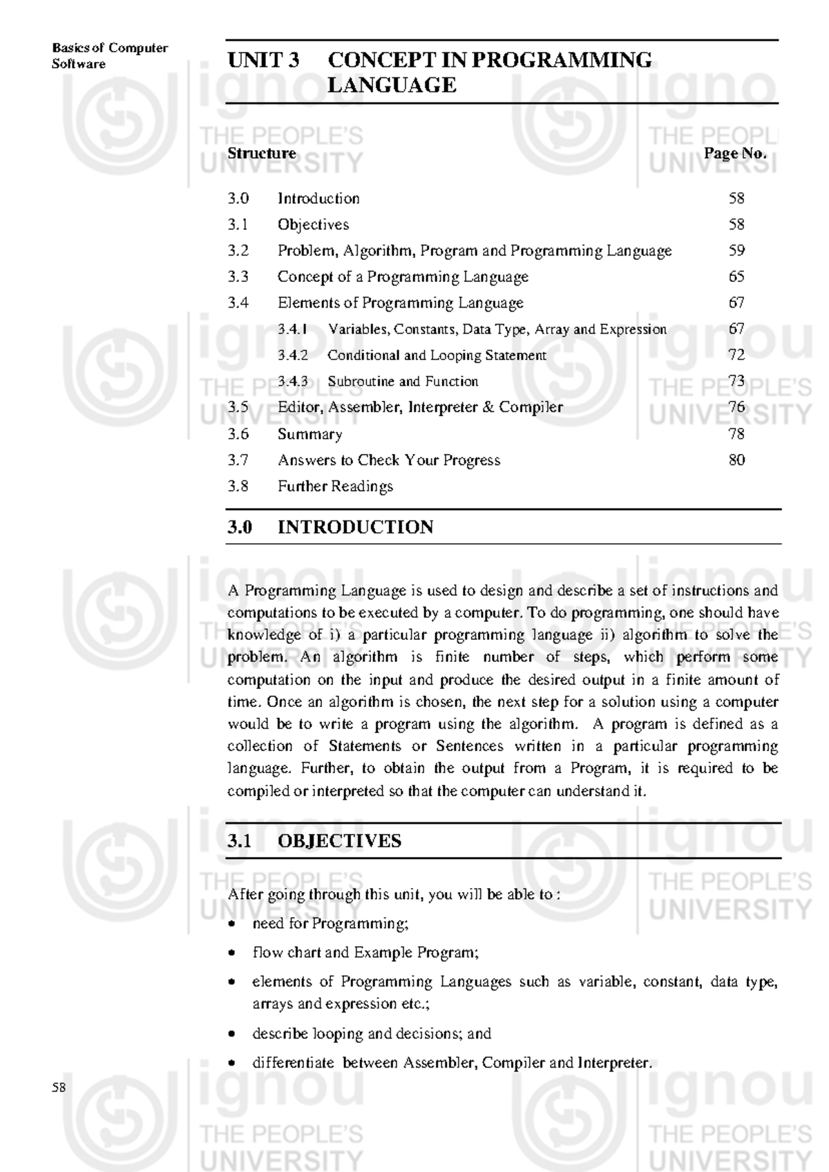 Unit-3 - assignment - Basics of Computer Software UNIT 3 CONCEPT IN ...
