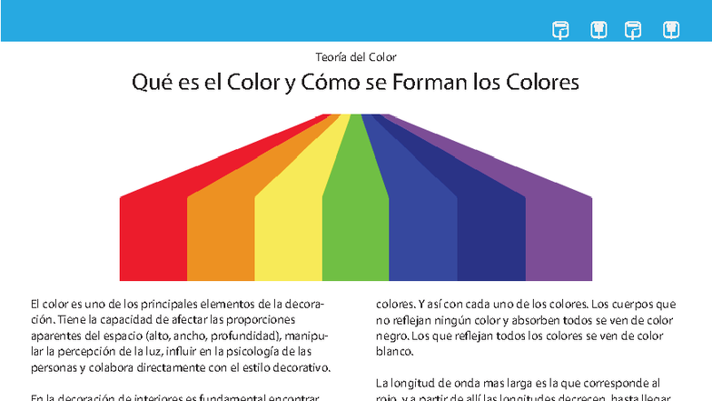 Teoría del Color: Fundamentos y Aplicaciones en Decoración - Studocu