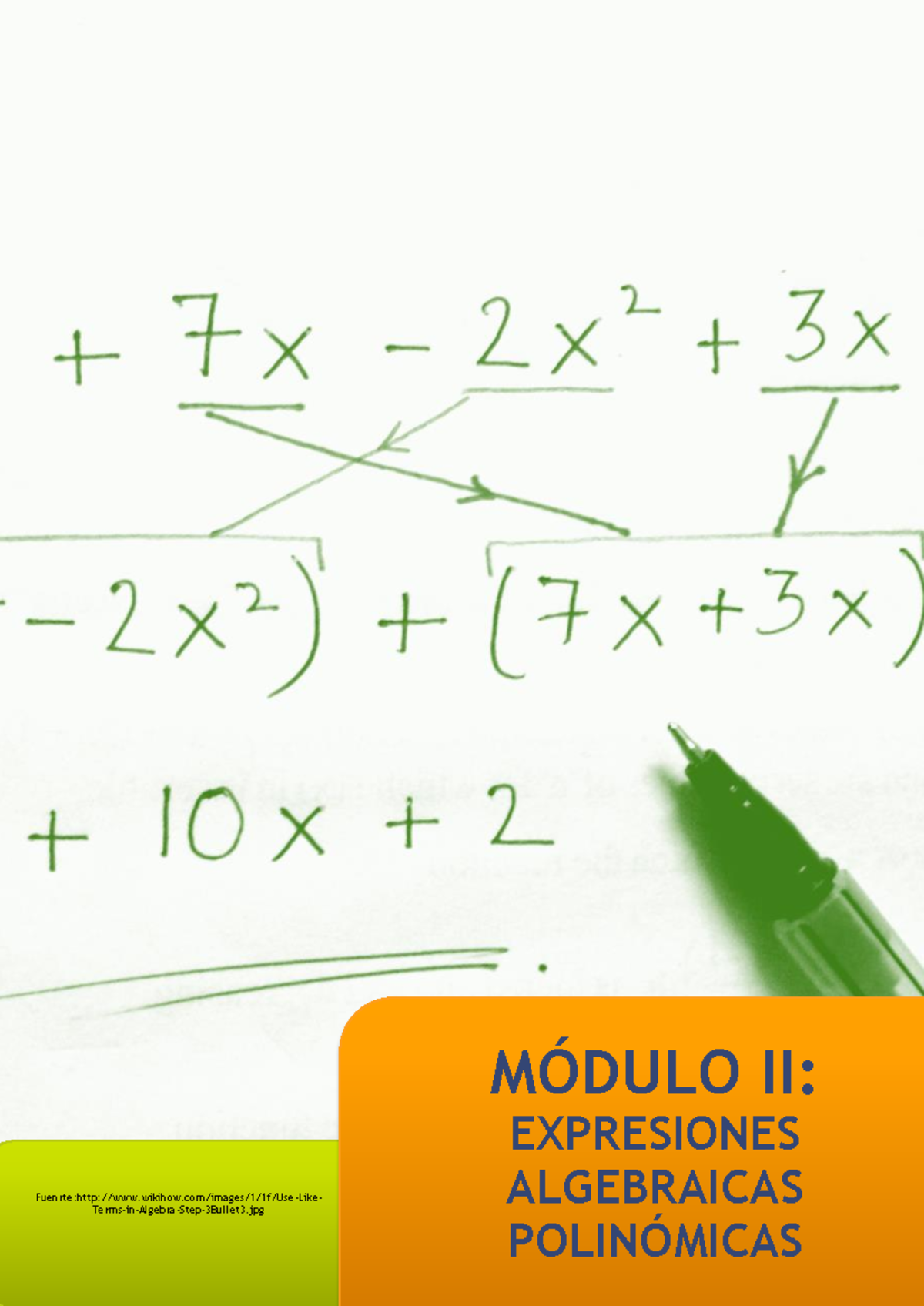 Matemática Módulo II: Expresiones Algebraicas y Operaciones - Studocu