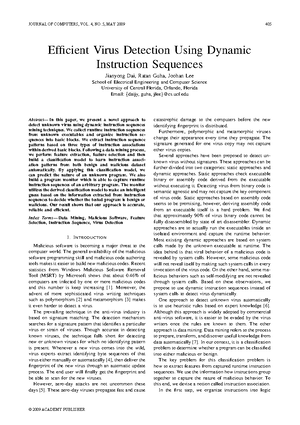 A Dynamic Immunity-based Model for Computer Virus Detection - com ...