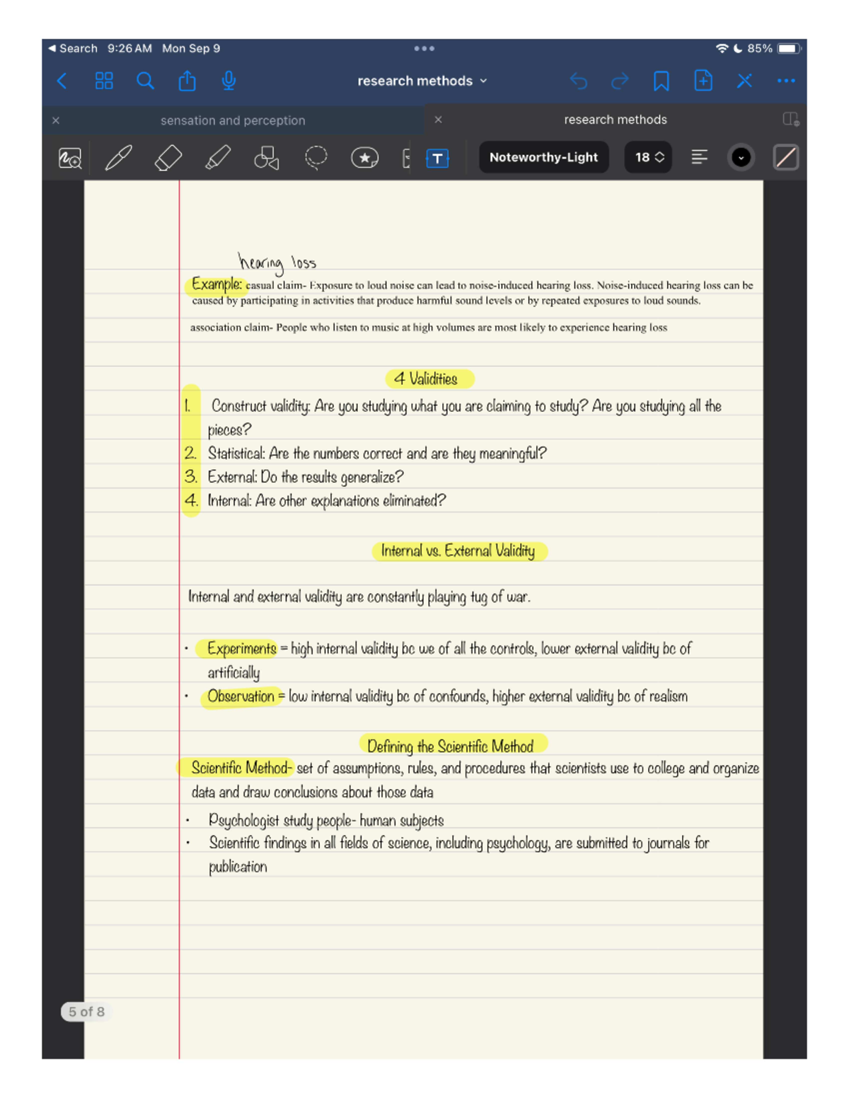 IMG 2811 - Lecture Notes on Validity in Psychological Research - Studocu