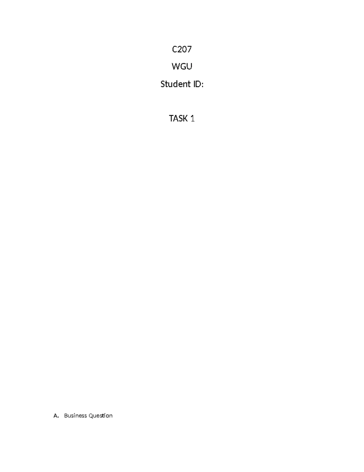 C207 Task 2: Drug Development Strategy Analysis and Recommendations ...