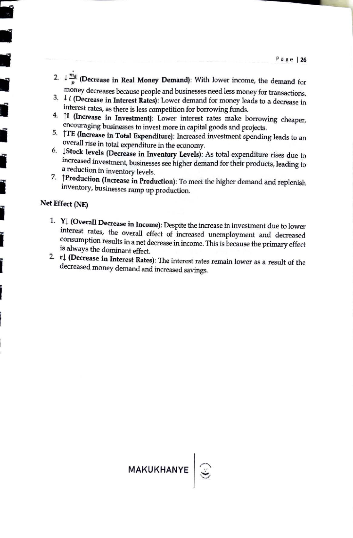 Monetary Policy Effects: EMAC2724 Lecture Notes and Analysis - Studocu