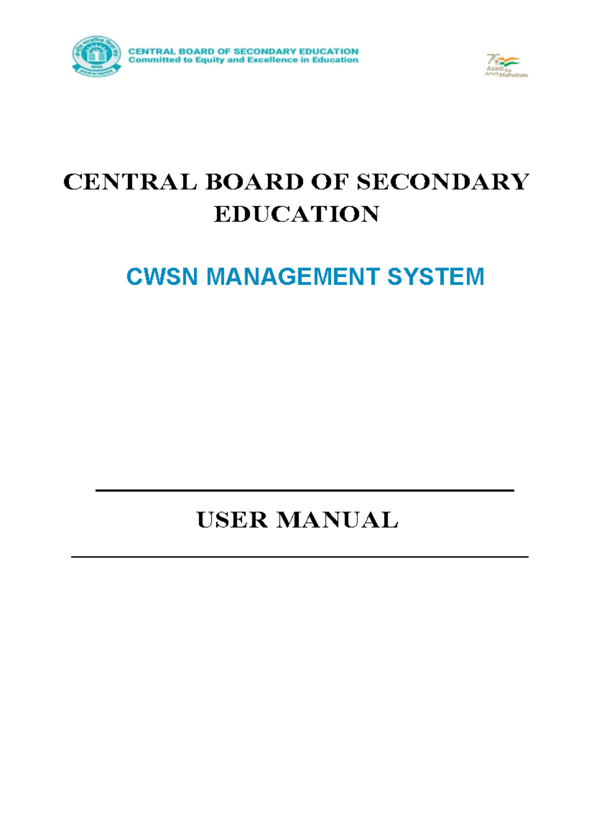 CWSN Management System User Manual: Exemptions Overview Guide - Studocu