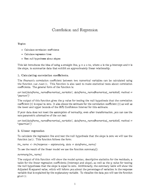 Comprehensive Guide to Correlation & Regression Analysis in Bio Data ...