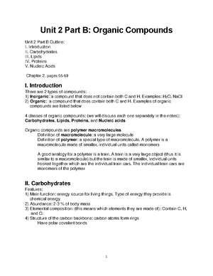 BIO150 Unit 1 Study Guide-1 - Unit 1 Introduction to Human Body Study ...
