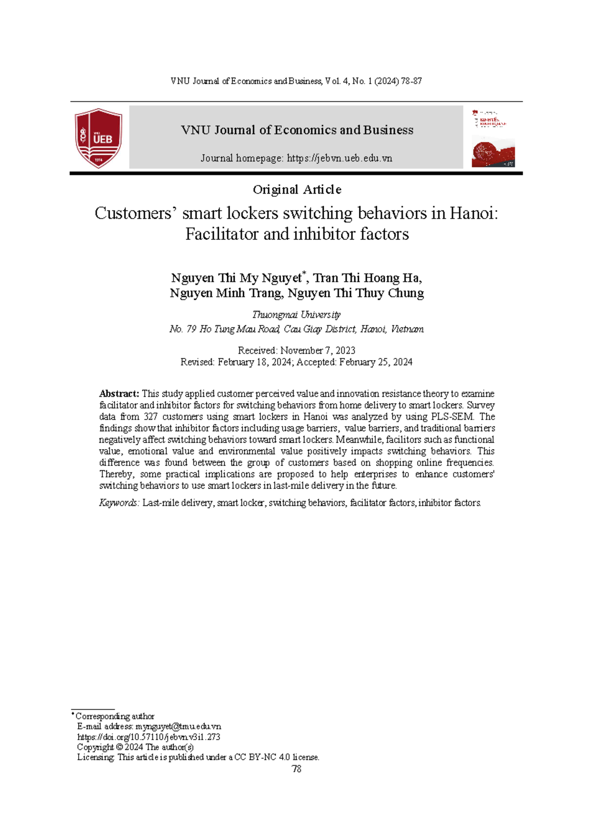 Bai+9 273-Nguyen+Thi+Minh+Nguyet+et+al - VNU Journal of Economics and ...