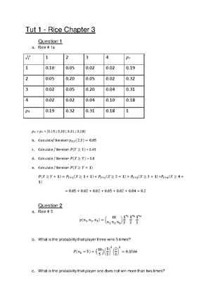 STSM1624 Chapter 1 Notes: Introduction to Probability Concepts - Studocu