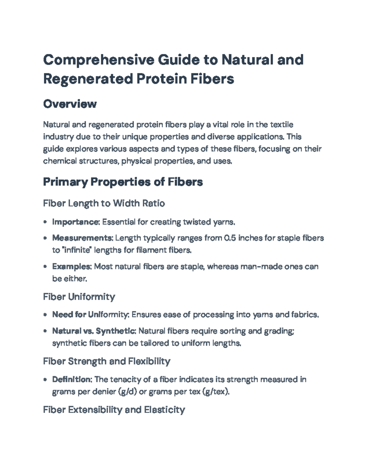 Comprehensive Guide to Natural & Regenerated Protein Fibers in Textiles ...