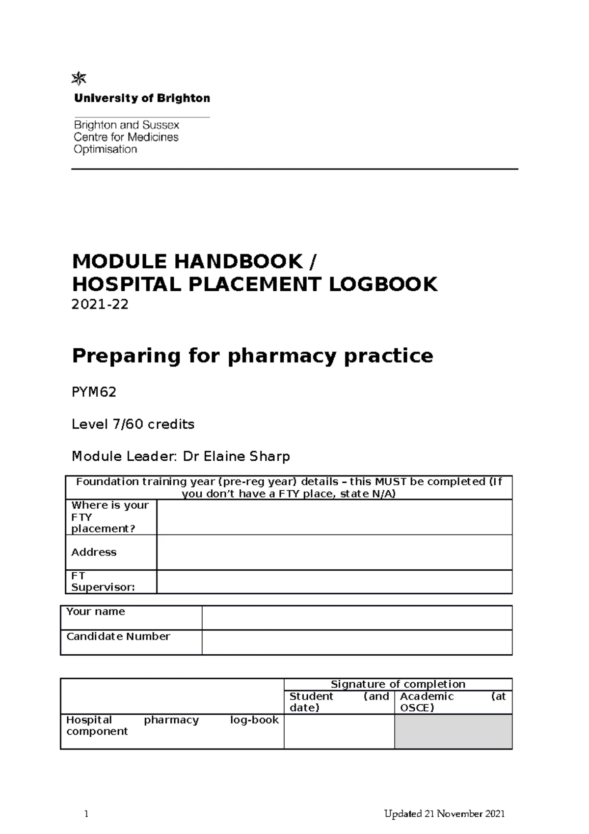 9 DOAC counselling checklist - Approved: September 2018 Review date ...