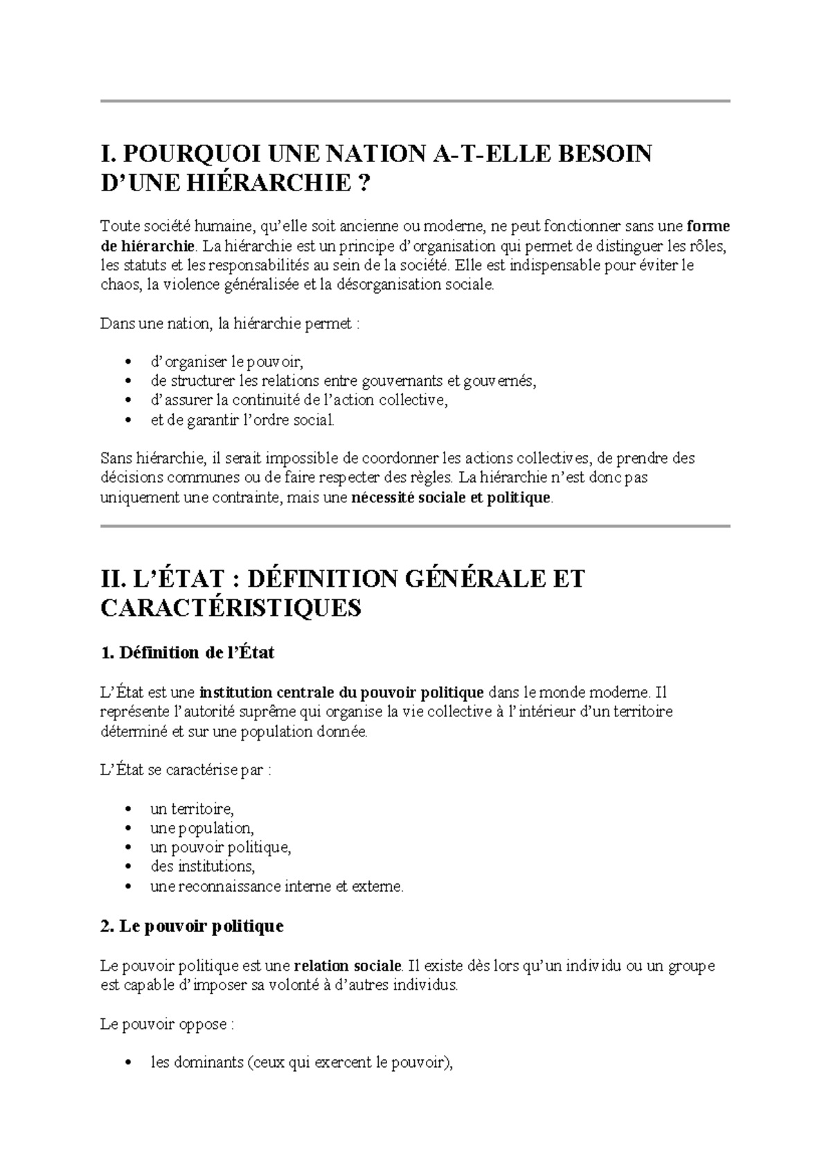 Résumé des Prises de Note en Sociologie Politique (SP101) - Studocu