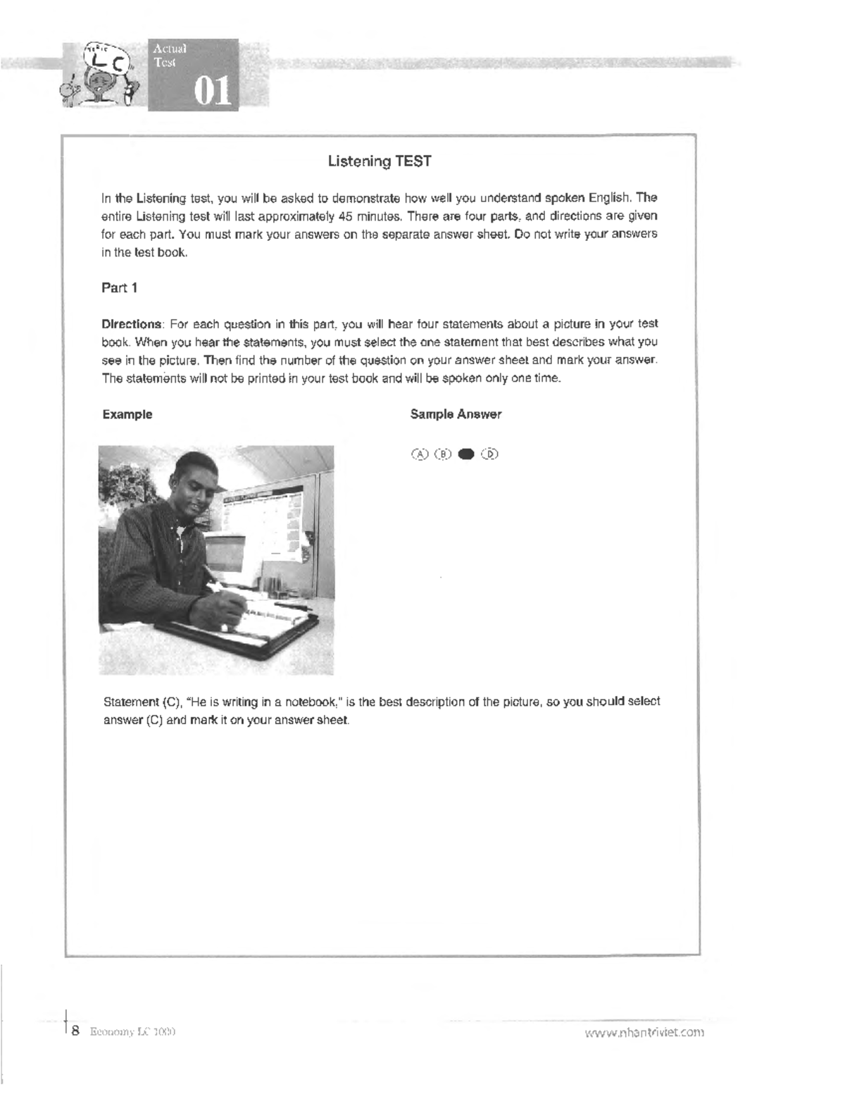 Actual Test 01 Listening Exam - Economy LC - Studocu