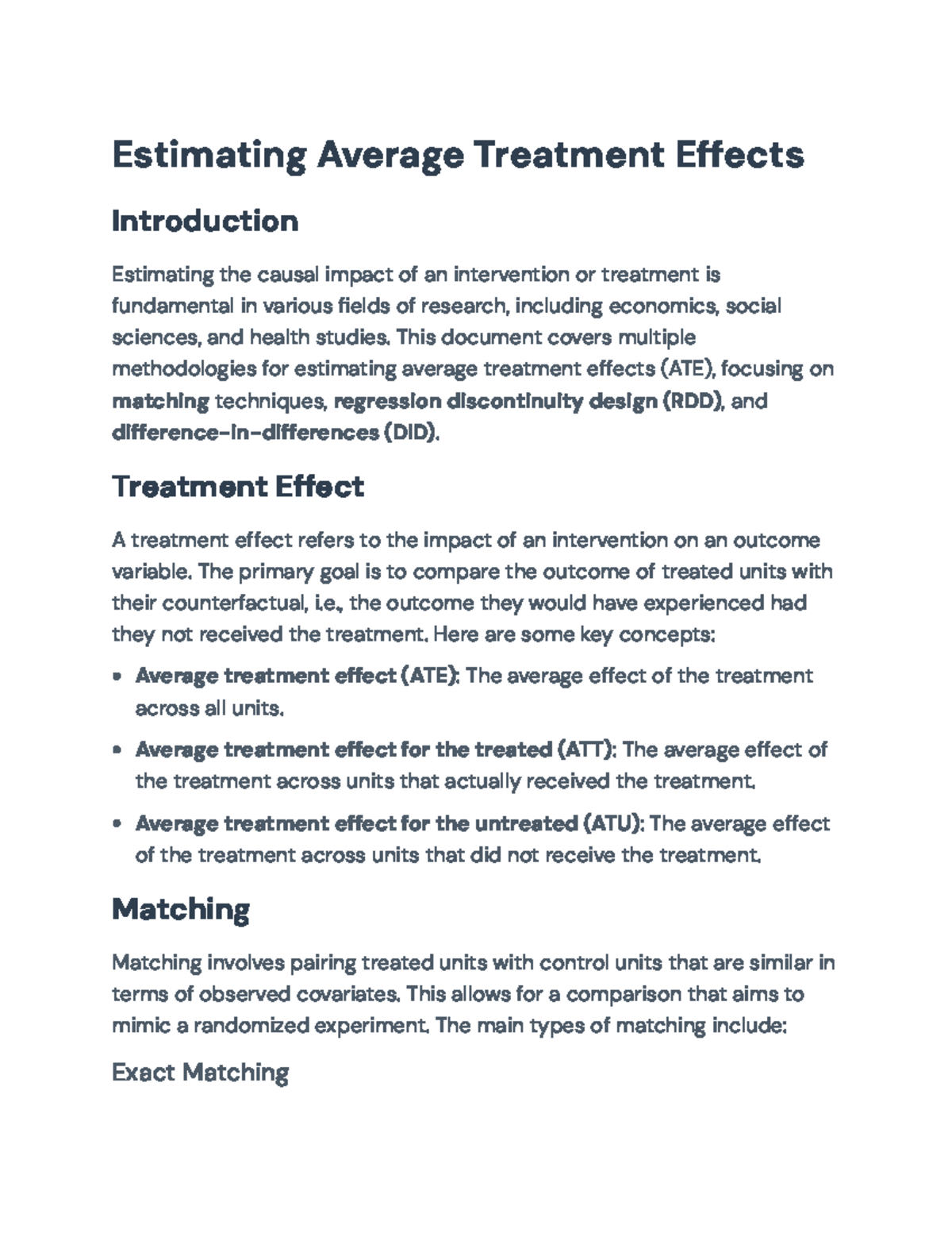 Estimating Average Treatment Effects: Methods and Applications ...