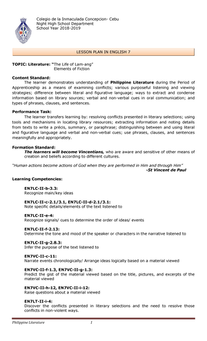 Implicit and explicit lesson plan (Autosaved) - INSTRUCTIONAL PLAN ...