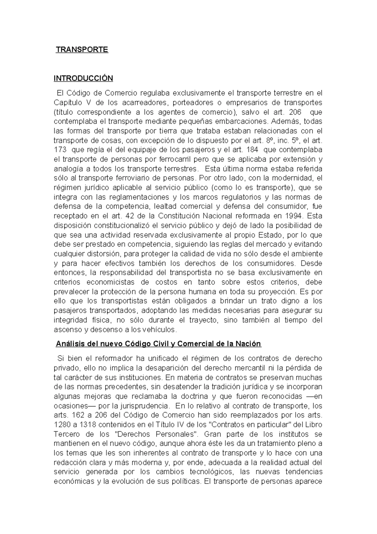Marcos Generales del Nuevo Código Civil y Comercial de la Nación (CCyC ...