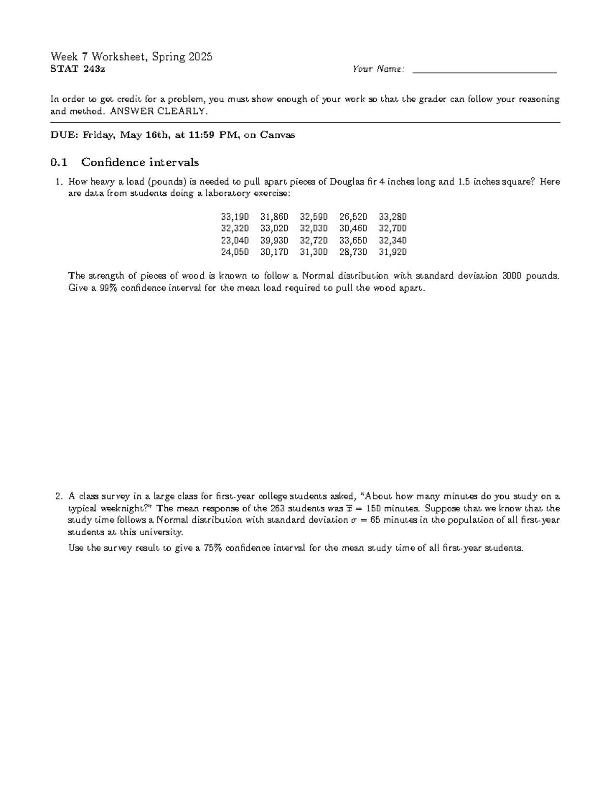 Math 243 Fall 2014: Essential Formula Sheet for Exams - Studocu