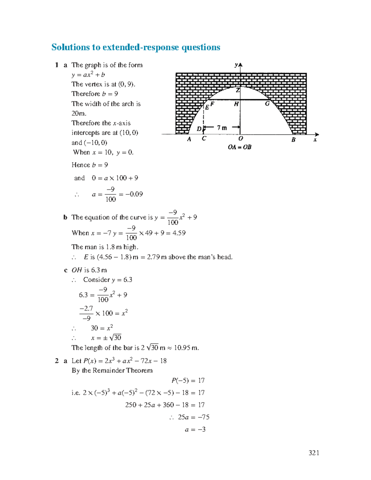 8C Worked Solutions to Graphs, Equations, and Functions - Studocu