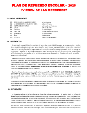 Sesión DE Aprendizaje MATE - SESIÓN DE APRENDIZAJE Nombre de la sesión ...