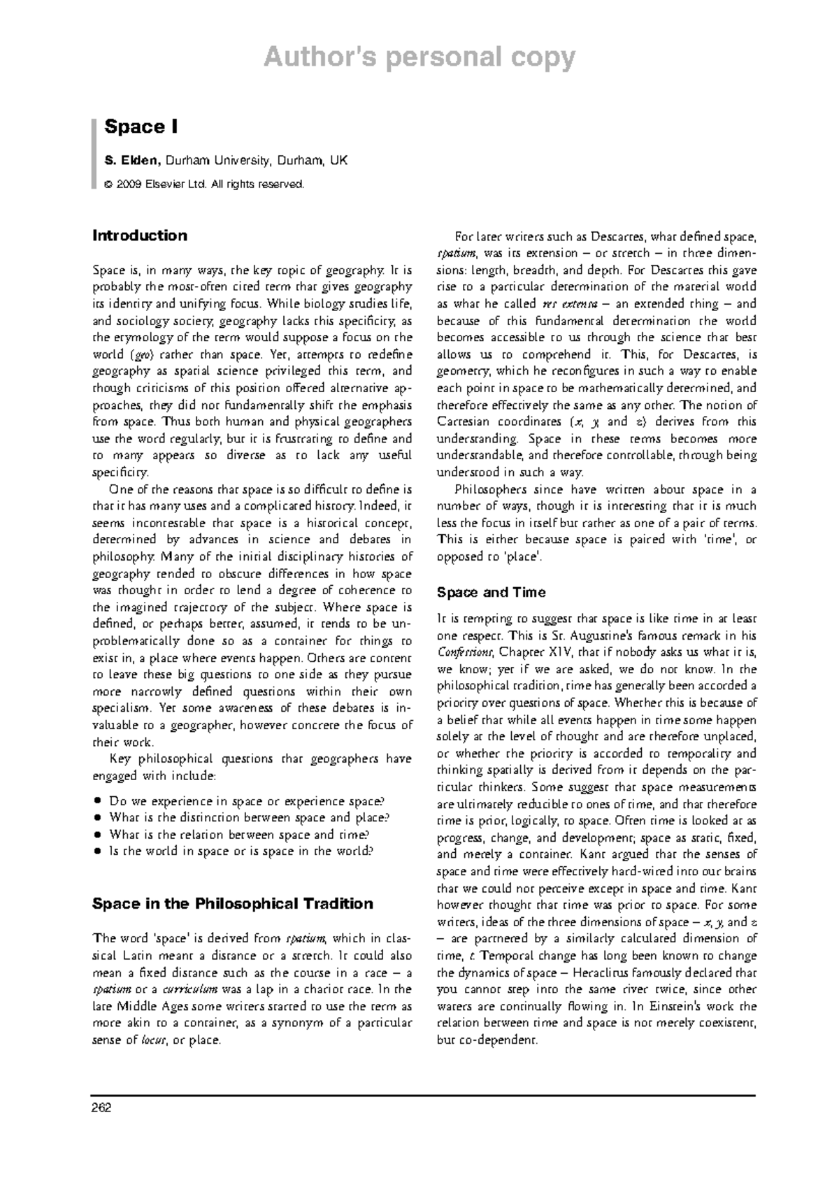Exploring Spatial Concepts in Geography: Insights & Perspectives (GEOG ...