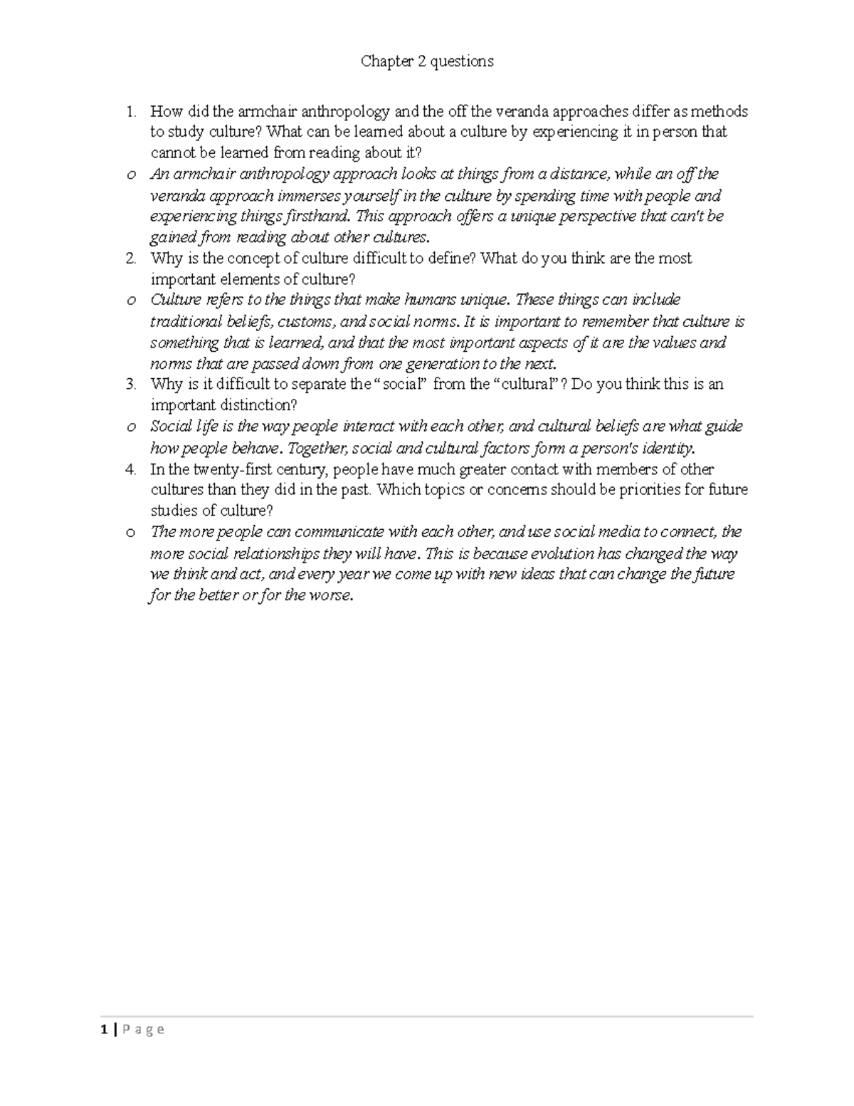 Cultural Studies Chapter 2: Key Questions and Insights - Studocu