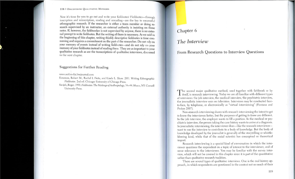 Midterm Study Guide for Course ABC123: Qualitative Methods Insights ...