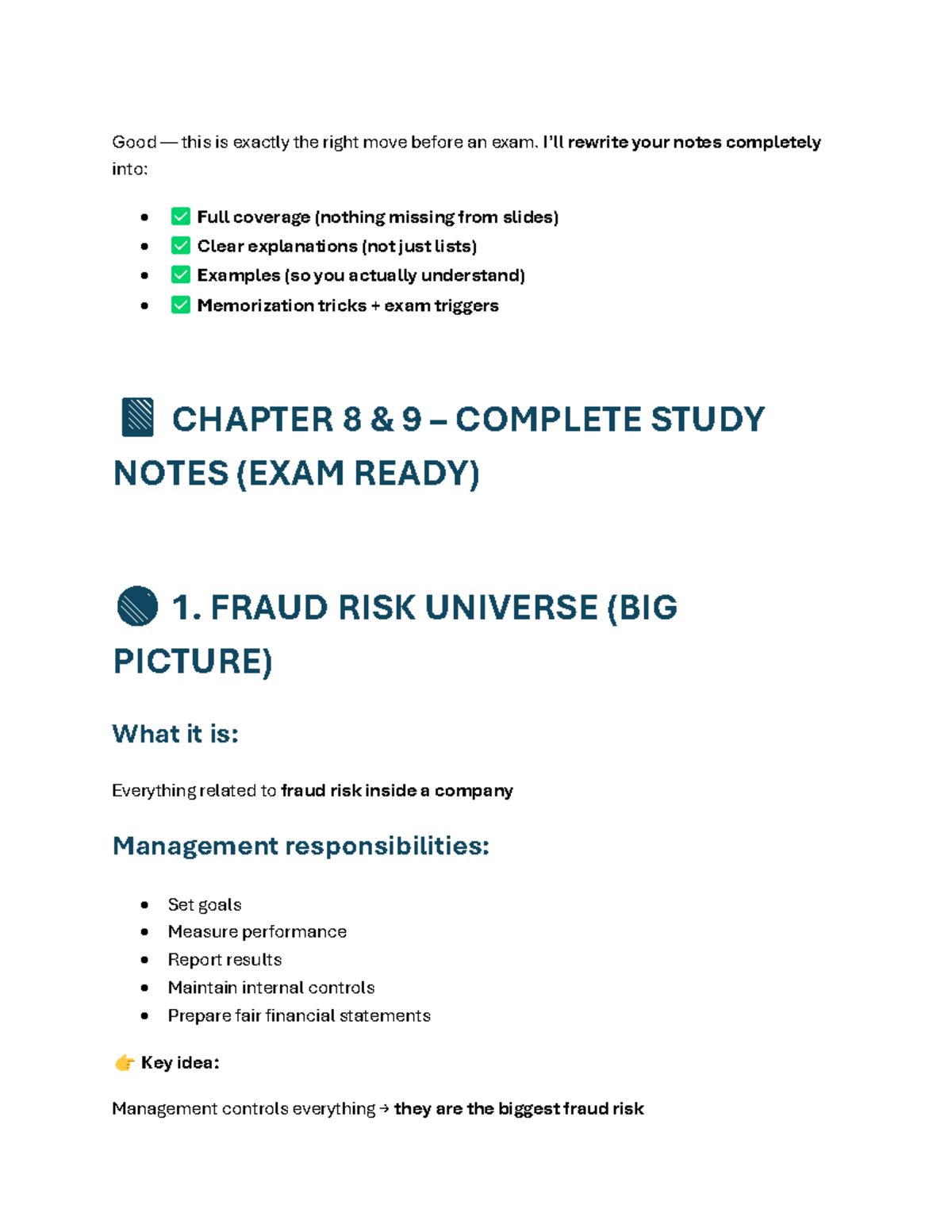 Week 9 - Chapter 8 & 9 Complete Study Notes (Exam Ready) - Studocu