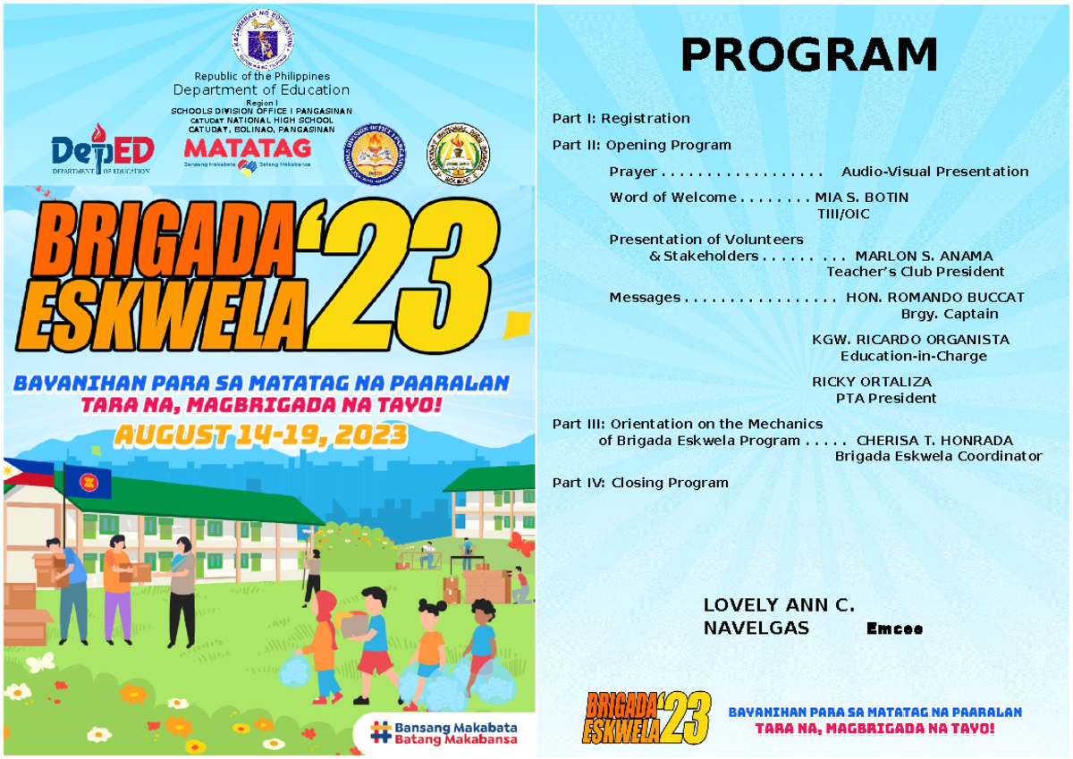 Invitation- Brigada - Republic of the Philippines Department of ...
