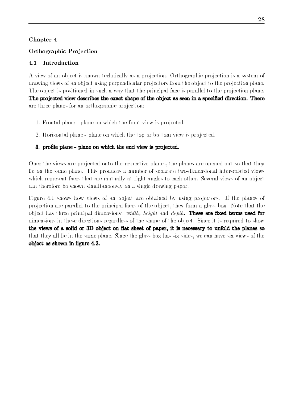 Orthographic Projection Notes for EMG2102 - Studocu