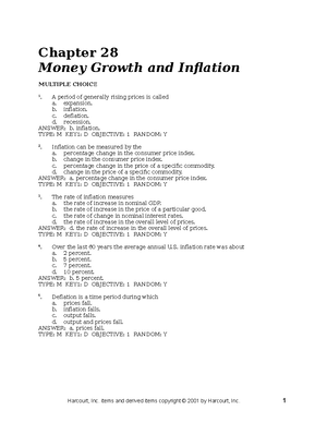Chap23 - This is a test bank to practice for the exam. - Chapter 23 ...