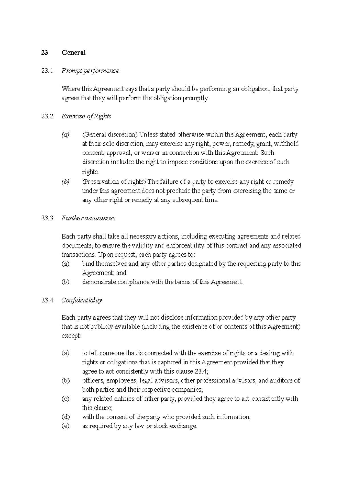 LLB202 Assignment 1 Task B: Agreement Performance and Rights - Studocu
