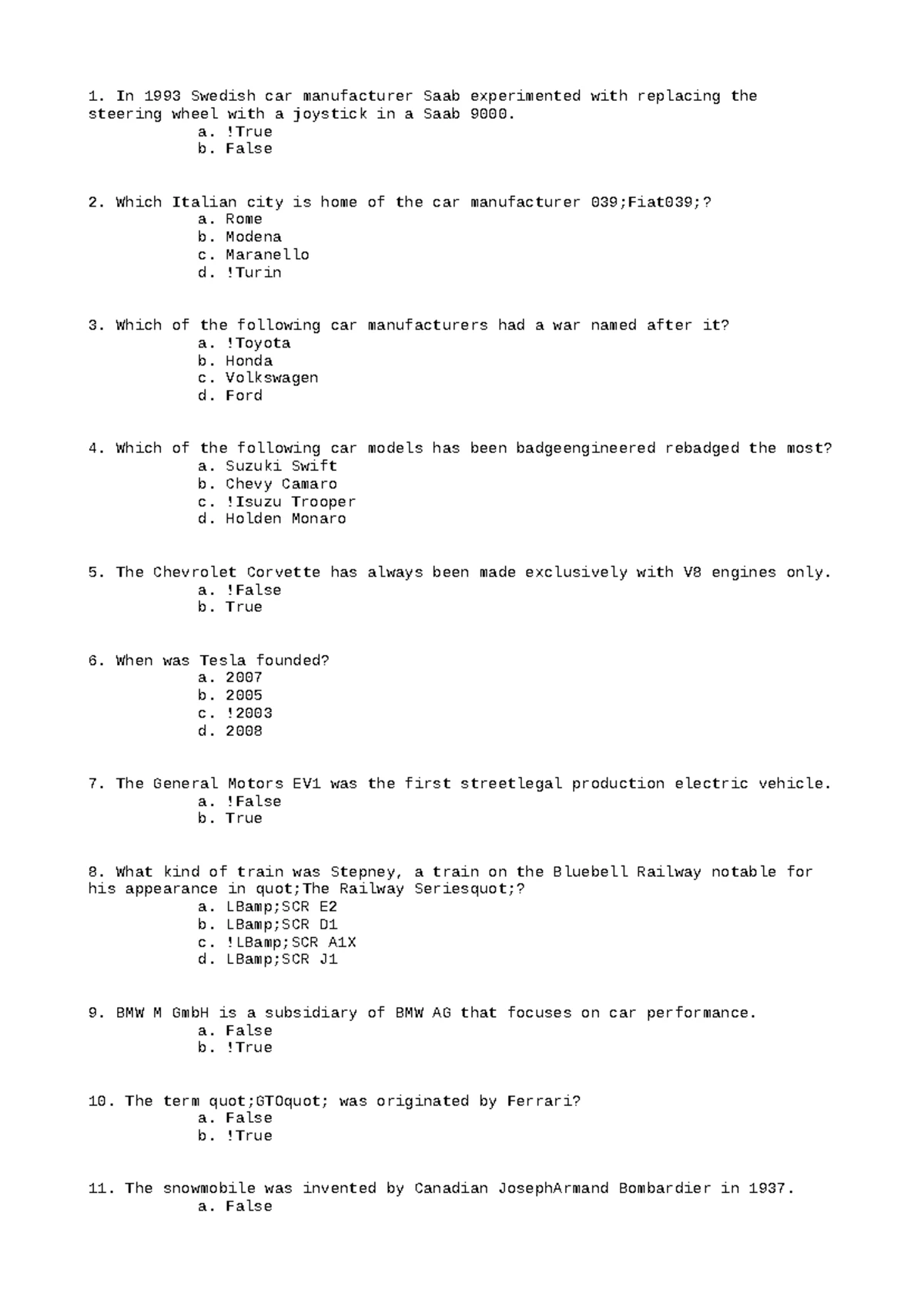 SOC117 Quiz: Scientific Names and General Knowledge Questions - Studocu