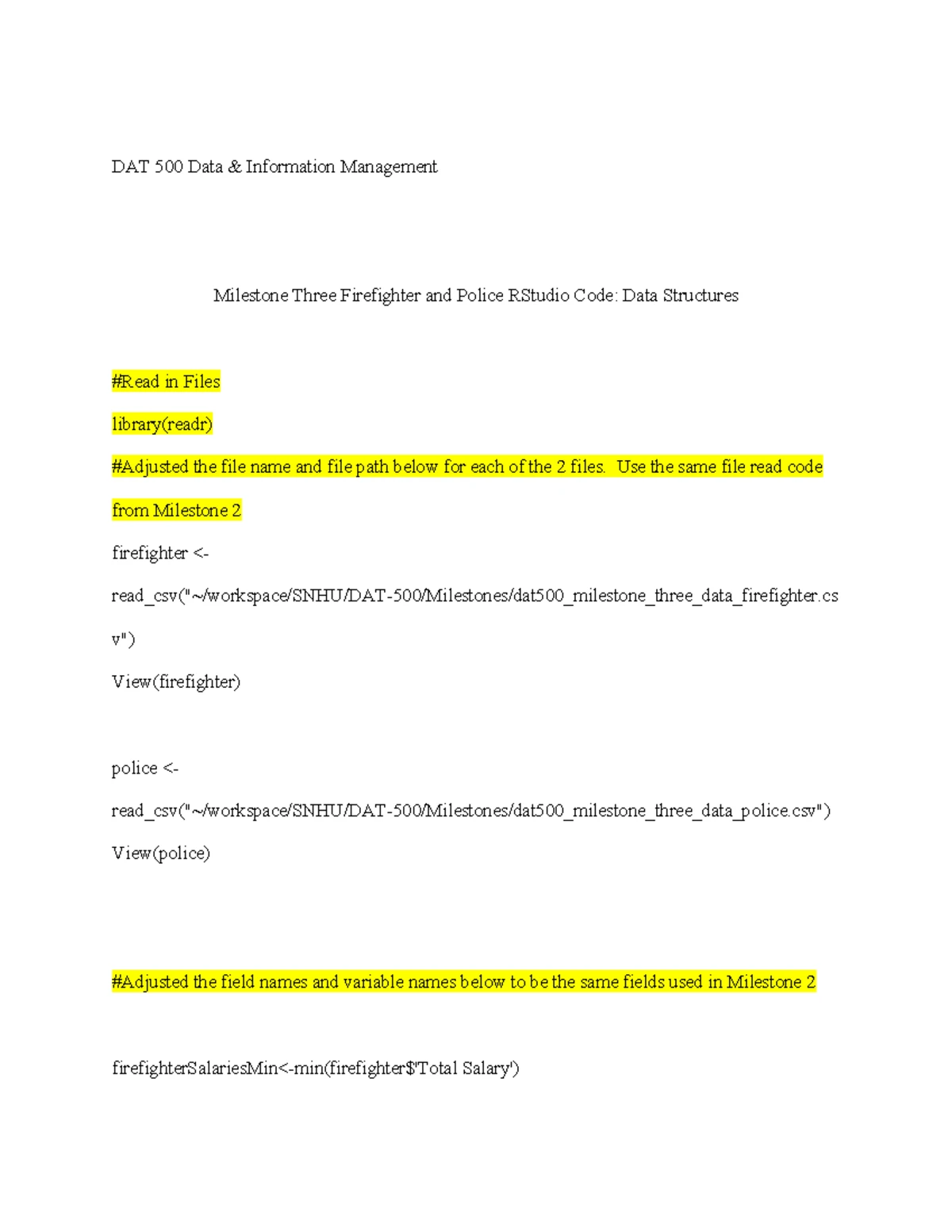 DAT 520 Module Two Lab Worksheet: Data Connections & Analysis - Studocu