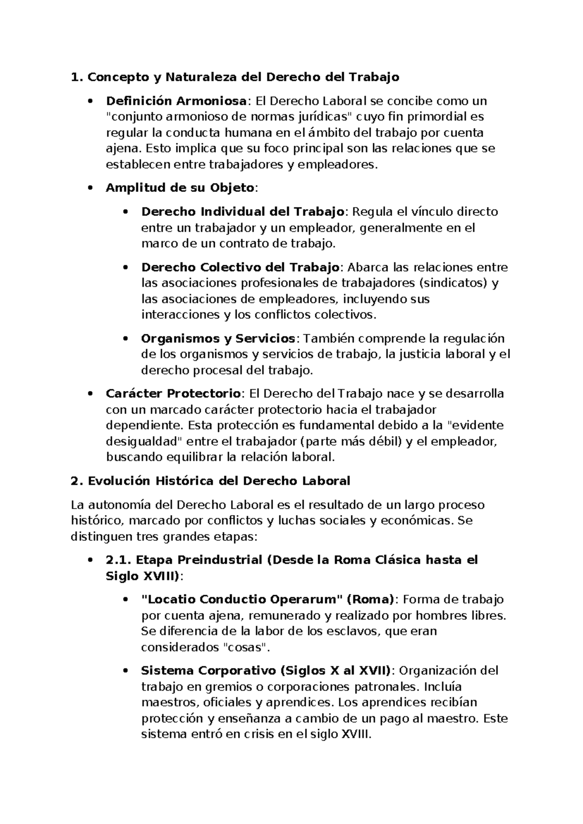 Módulo 1: Concepto y Evolución del Derecho Laboral (UNLAM) - Studocu