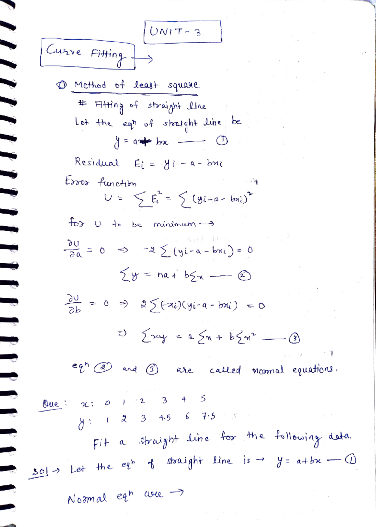 Maths Unit 3 Notes: Key Concepts and Problem Solving - Studocu